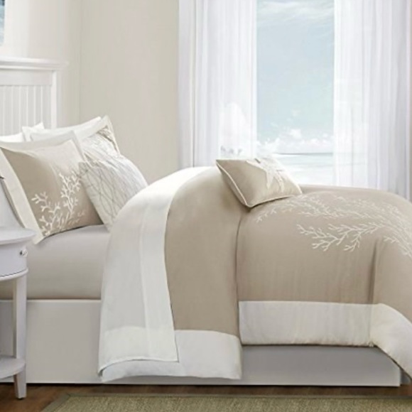 Harbor House Bedding Harbor House Coastline Khaki Cotton Duvet